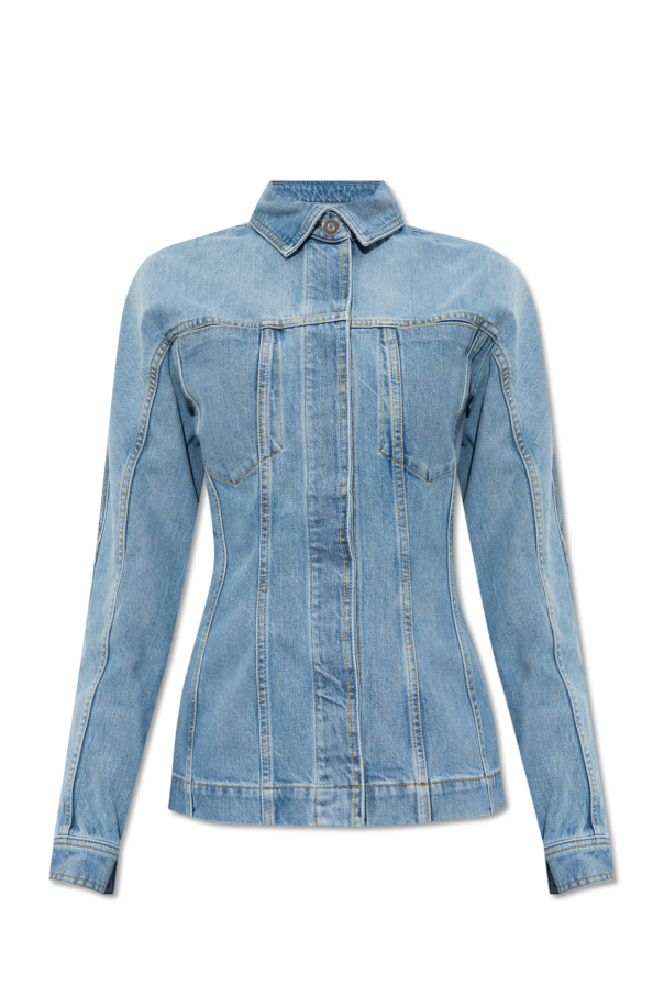 Alaïa Formfitting denim jacket Women's Clothing Vitkac